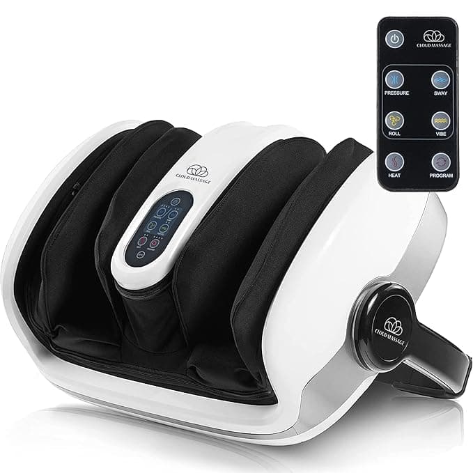 Cloud Massage Shiatsu Foot Massager with Heat | Plantar Fasciitis Relief Foot Massager with Remote