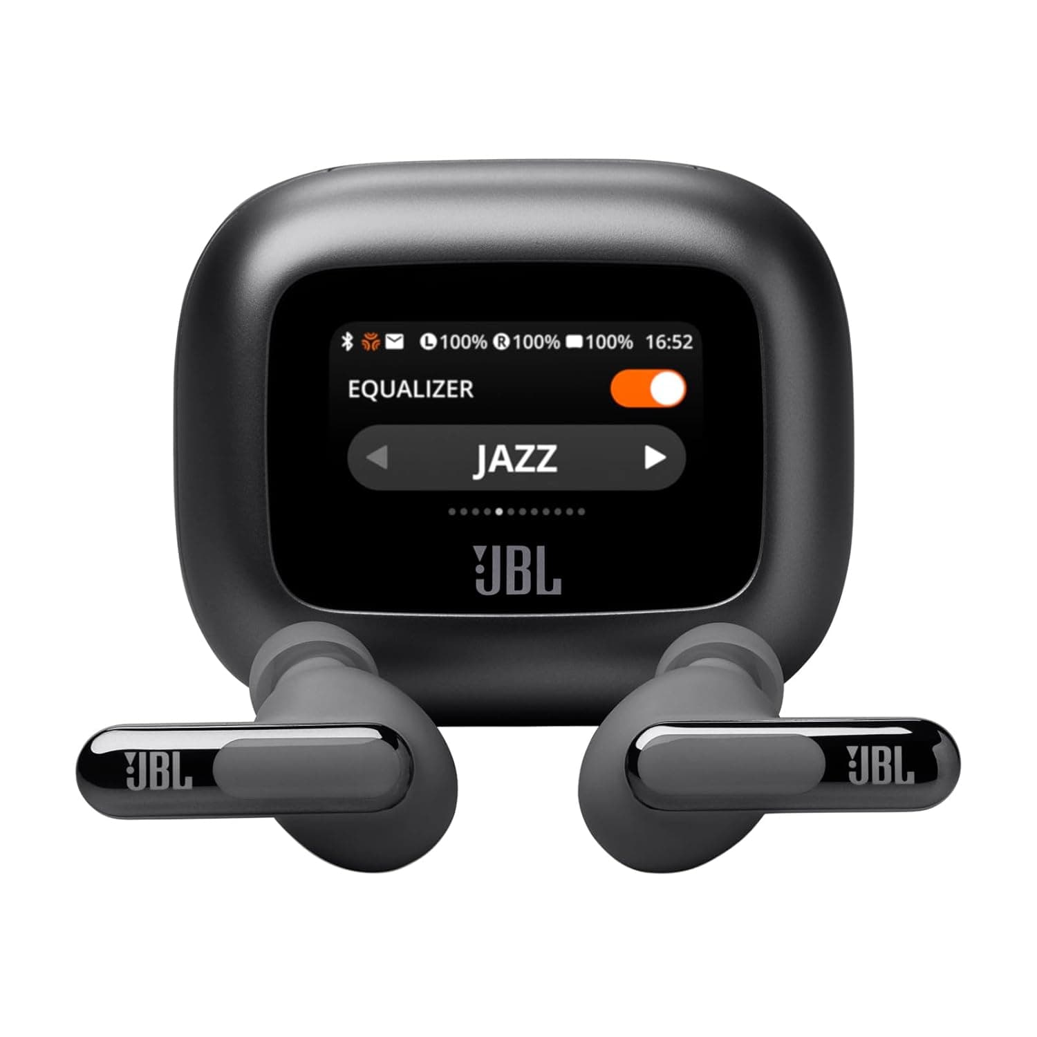 JBL New Launch Live Beam 3 TWS,Hi-Res Audio True ANC Touch Display,Wireless Charging