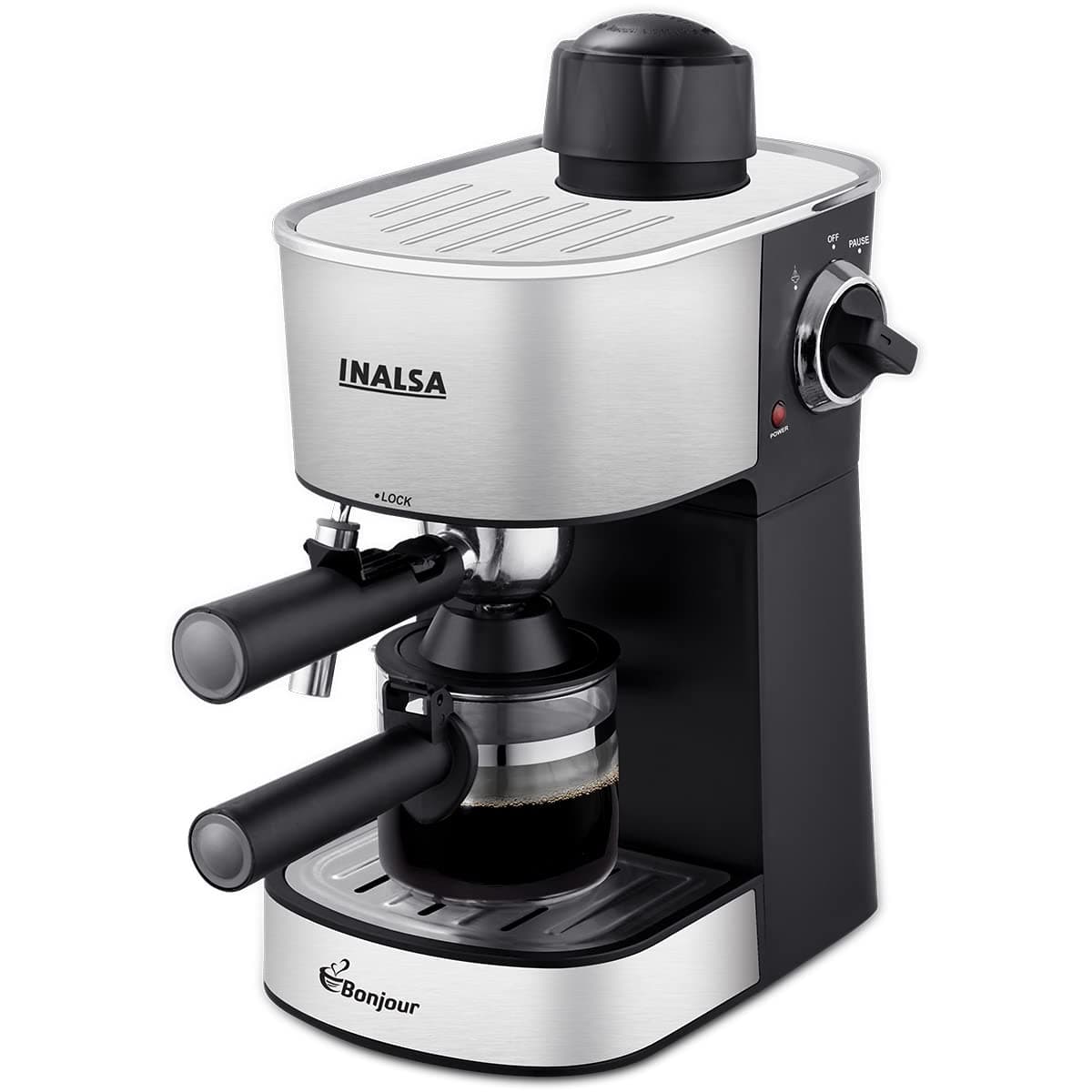 INALSA Espresso/Cappuccino 4Cup Coffee Maker