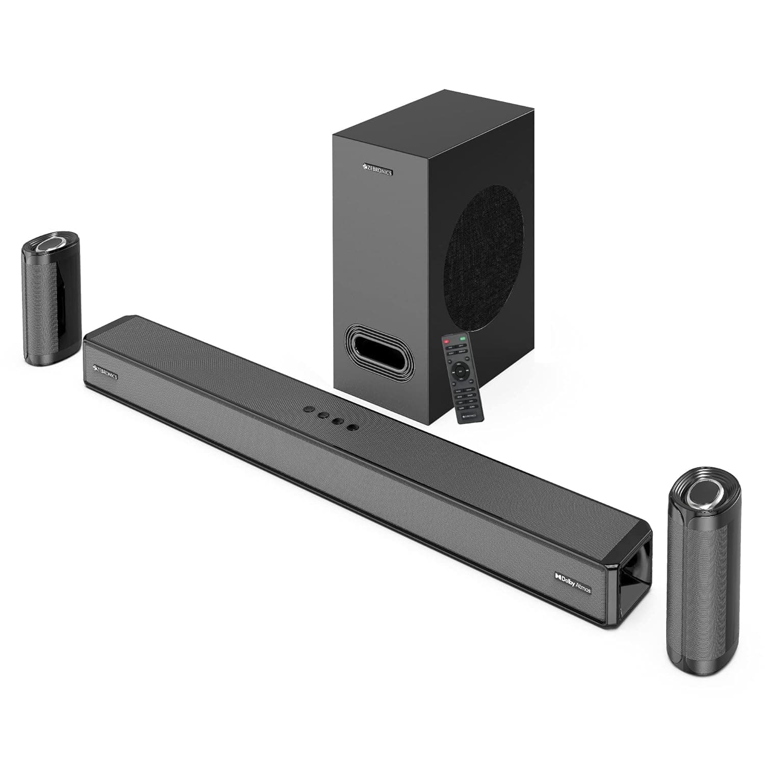 ZEBRONICS Juke BAR 9750 PRO 5.1.2 Surround Dolby Atmos 525W Soundbar with Subwoofer