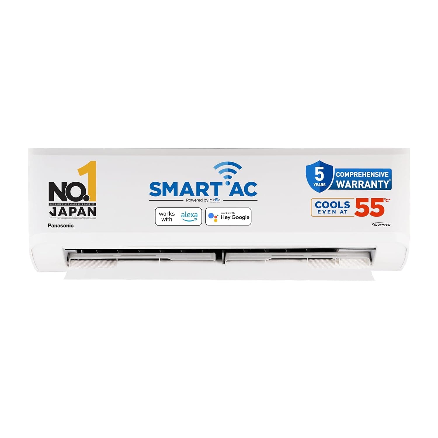 Panasonic 1.0 Ton 5 Star Wi-Fi Inverter Smart Split AC CS/CU-NU12AKY5W
