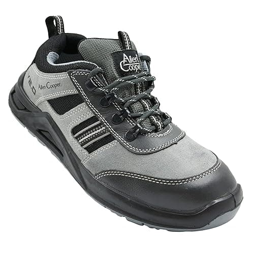 Allen Cooper 1156 Men's Safety Shoe, Gray 10UK