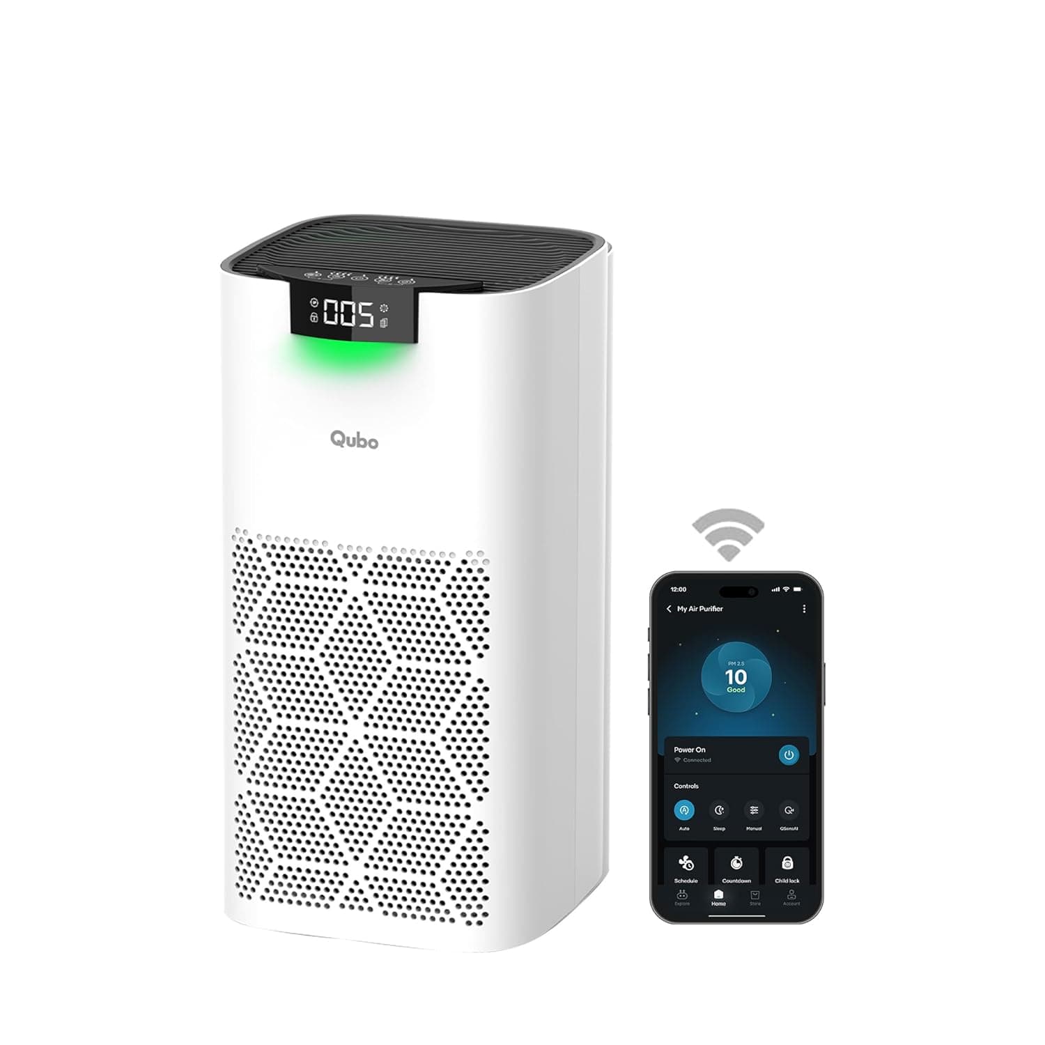 Qubo Smart Air Purifier Q500 for Home | True HEPA H13 Filter