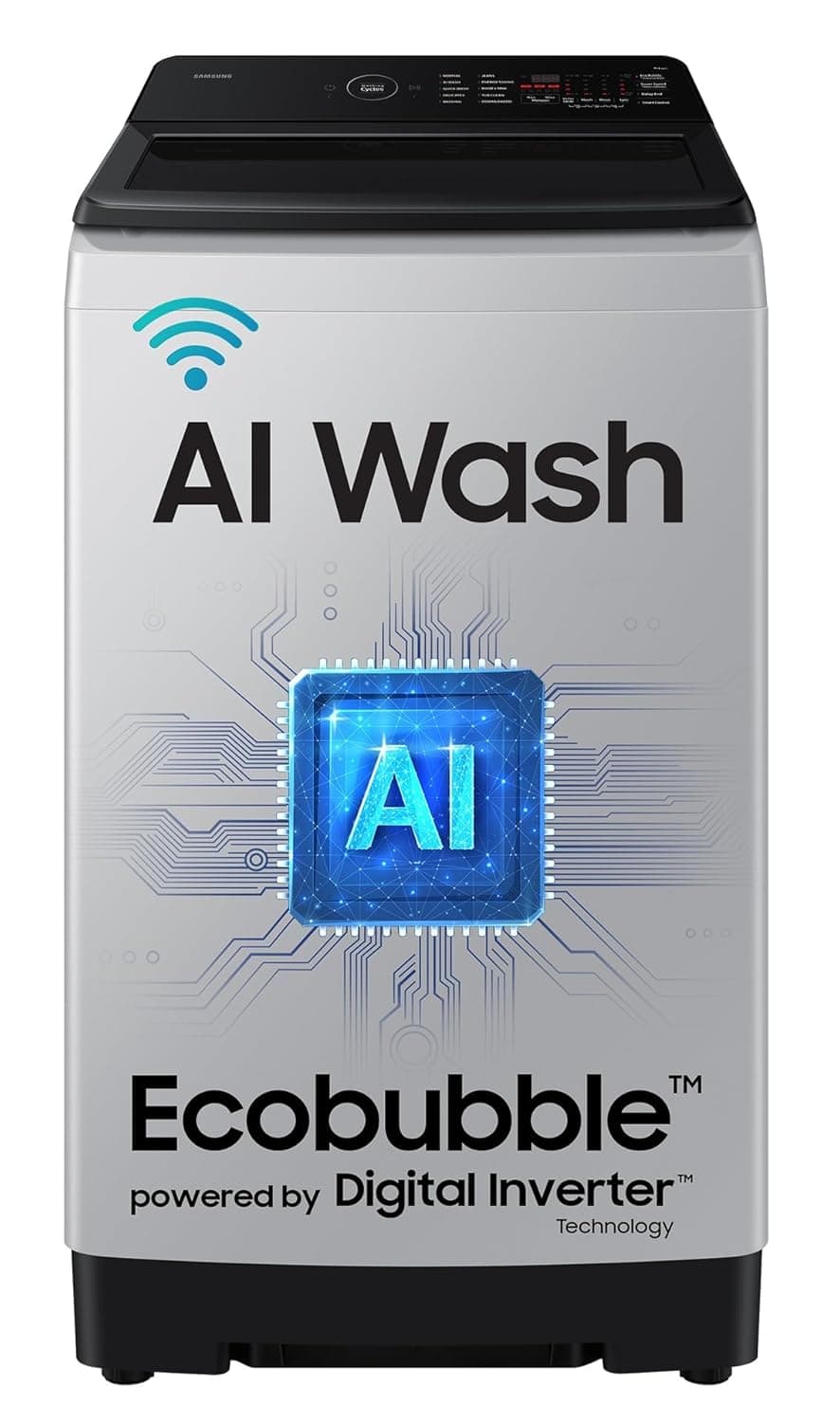 Samsung 8 Kg 5 Star AI Wash Top Load Washing Machine WA80F08S2LTL