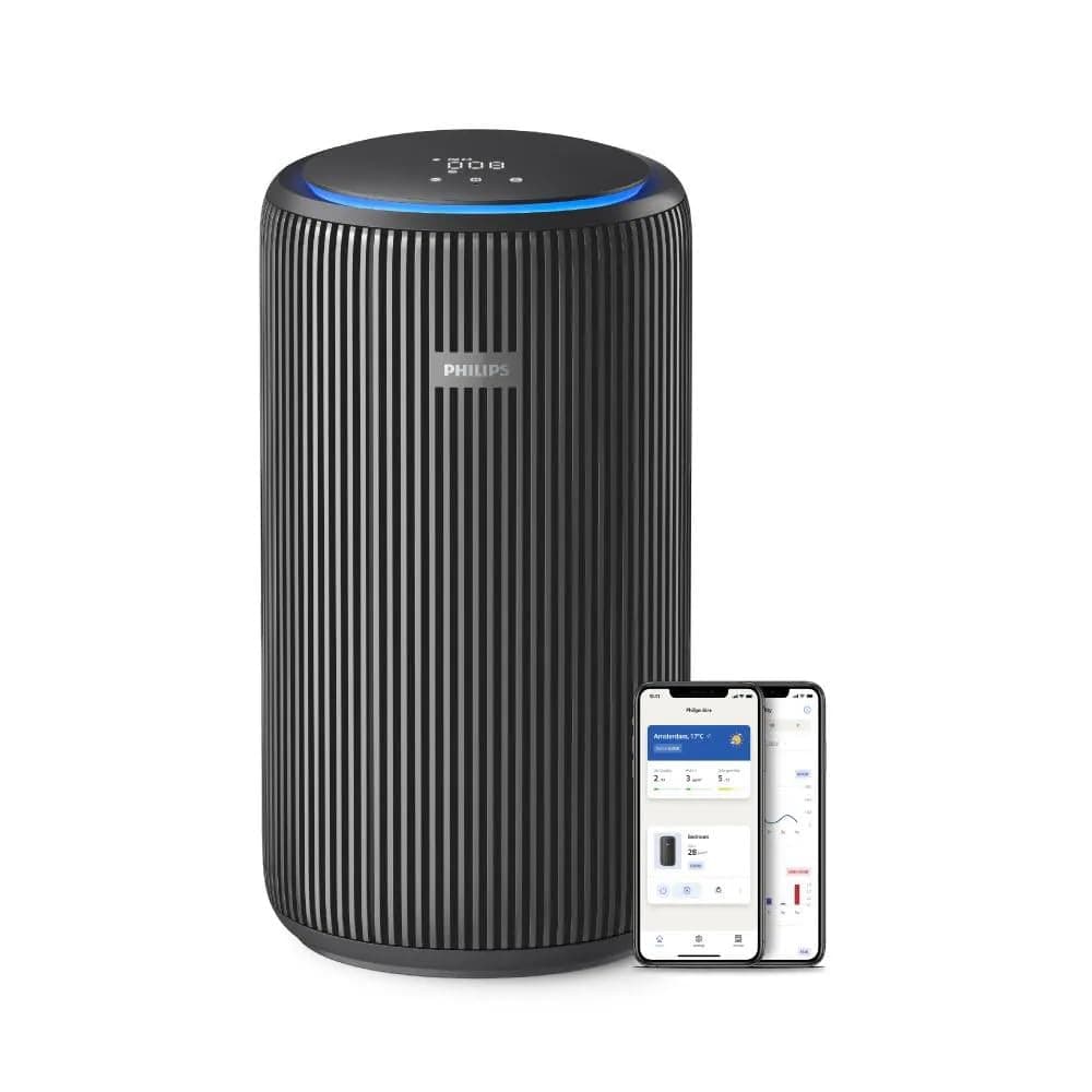 Philips 3200 Series Smart Air Purifier (AC3221) – App &amp;amp; Wi-Fi Control, HEPA Filter, Covers up to 600 Sq.Ft, Dark Slate/Black | Buy Online unboxed