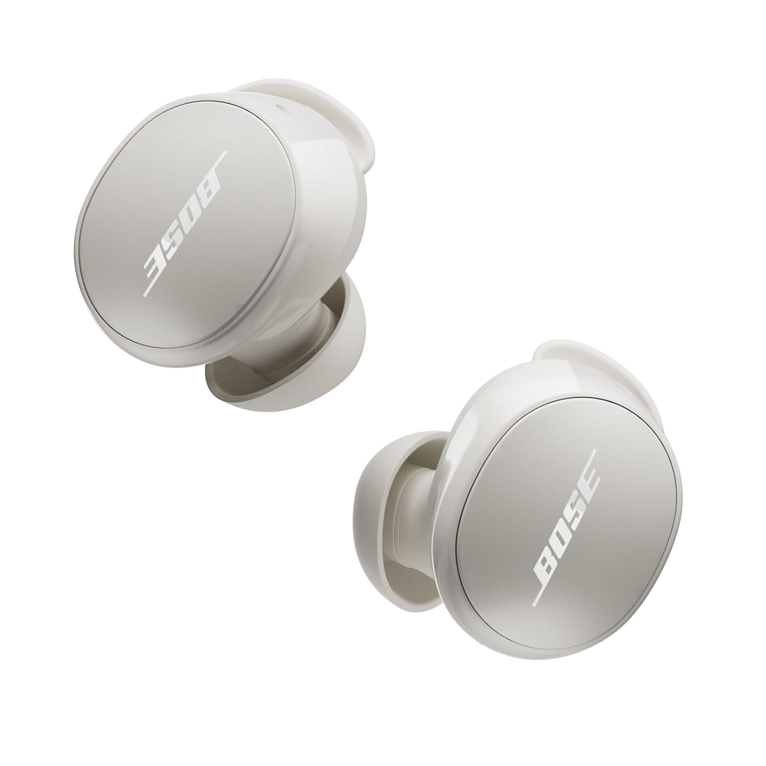 Bose New QuietComfort Wireless Noise Cancelling Earbuds (White Smoke)