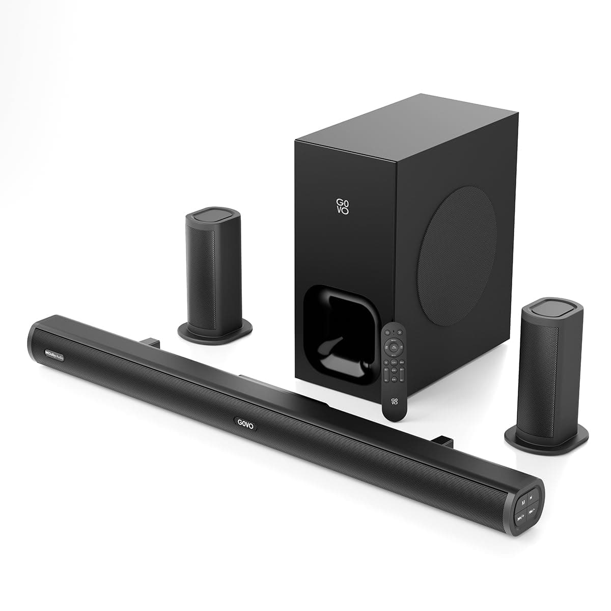 GOVO GoSurround 990 Dolby Digital | 525W ,5.1 Sound bar Wireless subwoofer and Satellite Speakers
