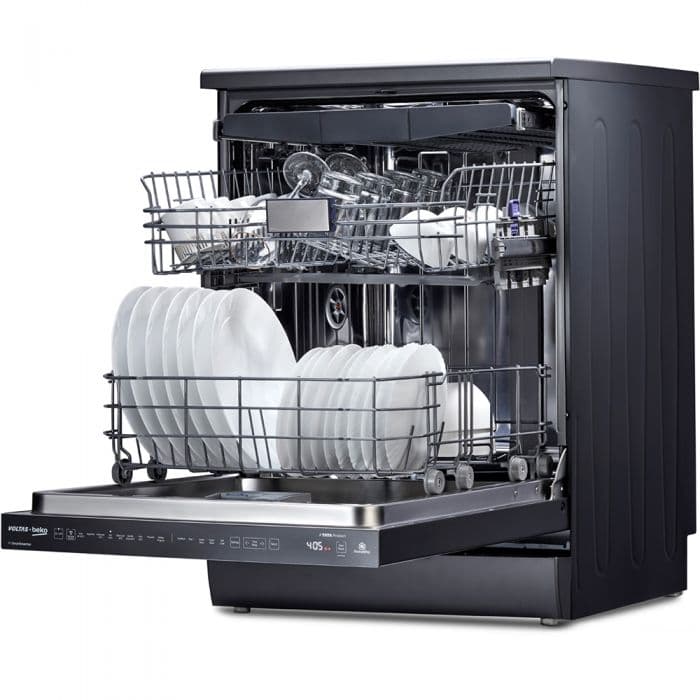 Voltas Beko DF15A 15 Place Settings Full Size Dishwasher – Anthracite