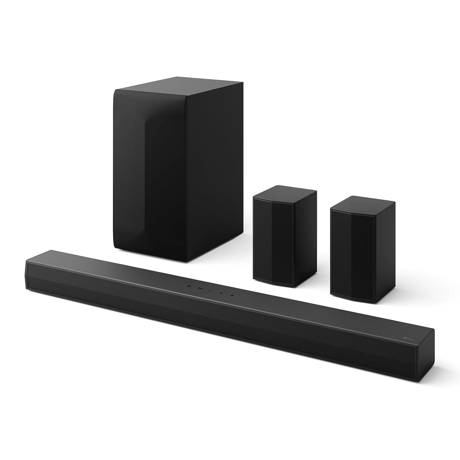 LG Soundbar S65TR 600W 5.1 Ch Home Theater Soundbar AI Sound Pro Wow Interface Wireless Subwoofer New Wireless Rear Speaker