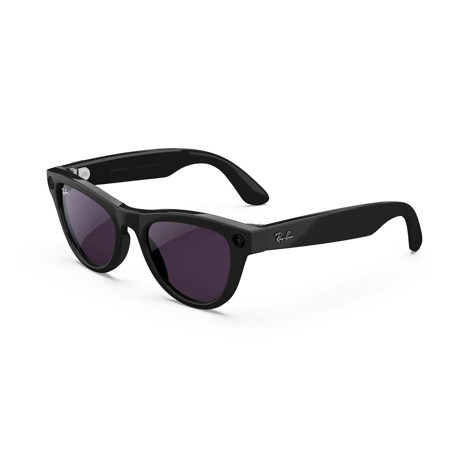 Ray-Ban Meta Wayfarer (Gen 1) Smart AI Glasses, Matte Black – 12MP Camera, Open-Ear Speakers, Bluetooth, Grey Lenses (Unboxed)